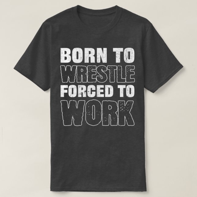 Camiseta For All Wrestlers And Wrestling Lovers Wrestling 1 (Frente do Design)