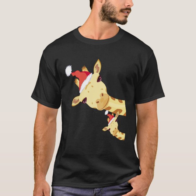 Camiseta for christmas   for Giraffes   1 (Frente)