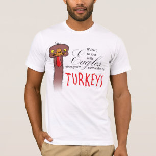 Camiseta For duro subir com Eagles quando…