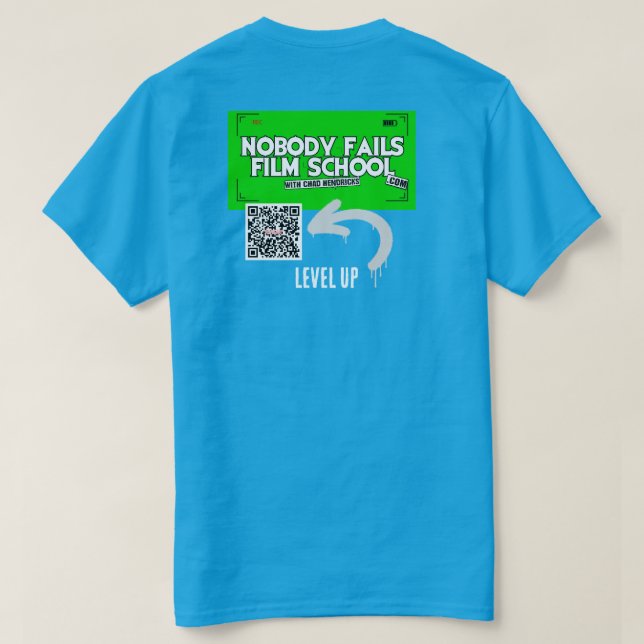 Camiseta For People Who Finish T-Shirt | Filmmaker Mindset  (Verso do Design)