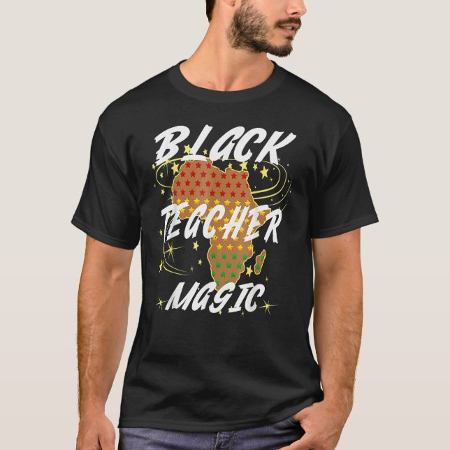 Camiseta For Teachers Black Teacher Magic African History M (Frente)