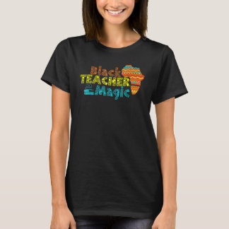 Camiseta For Teachers Black Teacher Magic African History M