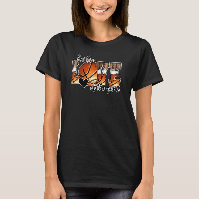 Camiseta For The Love Of The Game Basketball Graphic Basket (Frente)