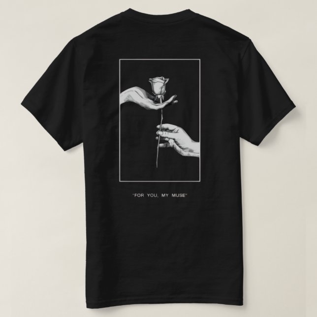 Camiseta “For You, My Muse” Tee  (Verso do Design)