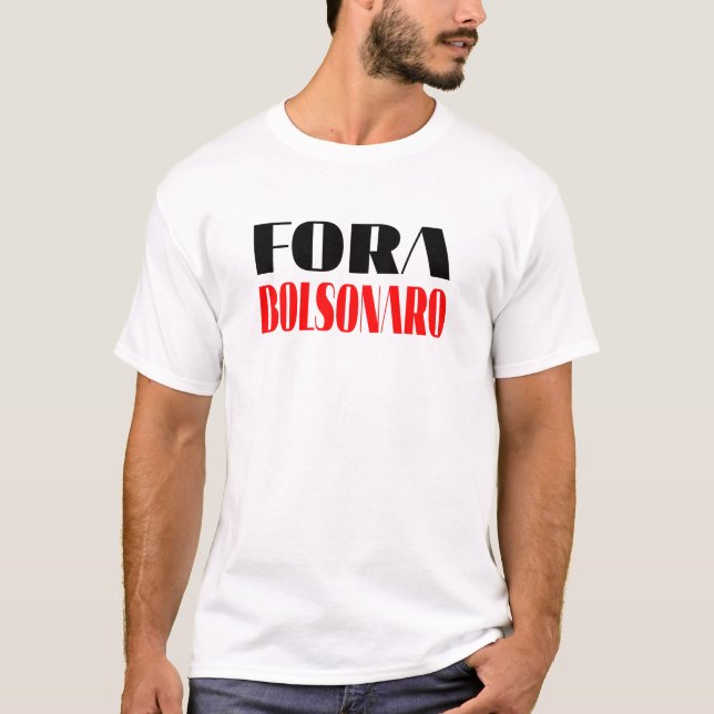 Camiseta Fora Bolsonaro Lula Presidente (Frente)