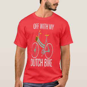 Camiseta Fora com a minha bicicleta holandesa