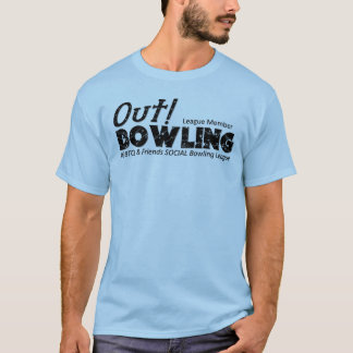 Camiseta Fora da Boliche Liga 10 Anos - Tee do Logotipo Ori