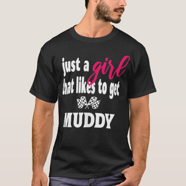 Camiseta Fora da Estrada Muda de Lama Corra Lama Bogging  (Frente)