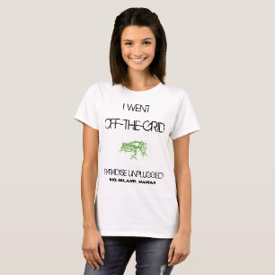 CAMISETA FORA DA GRADE - PARADISE DESLIGADA - GRANDE ILHA,