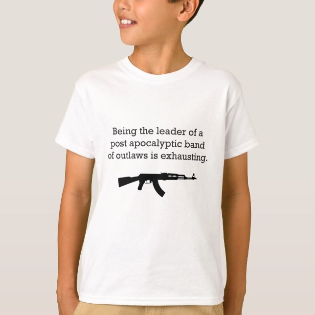 Camiseta Fora da lei apocalípticos do cargo principal (Frente)