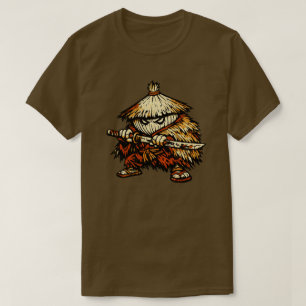 Camiseta Fora da Lei da Cebola — Lendário Ronin Vegetariano