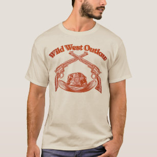 Camiseta "Fora da Lei do Oeste Selvagem "