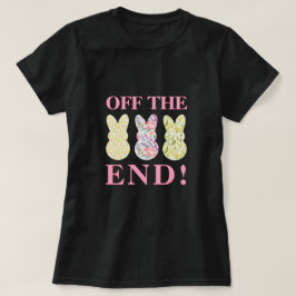 Camiseta Fora da Páscoa de punny de ponta profunda