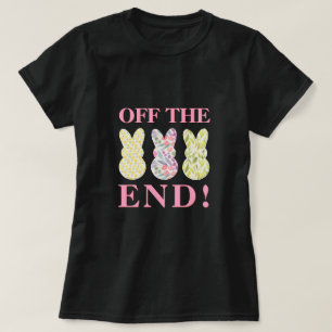 Camiseta Fora da Páscoa de punny de ponta profunda