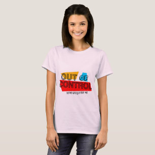 Camiseta Fora de Controle – Declaração de Tipografia Negrit