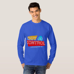Camiseta Fora de Controle – Declaração de Tipografia Negrit