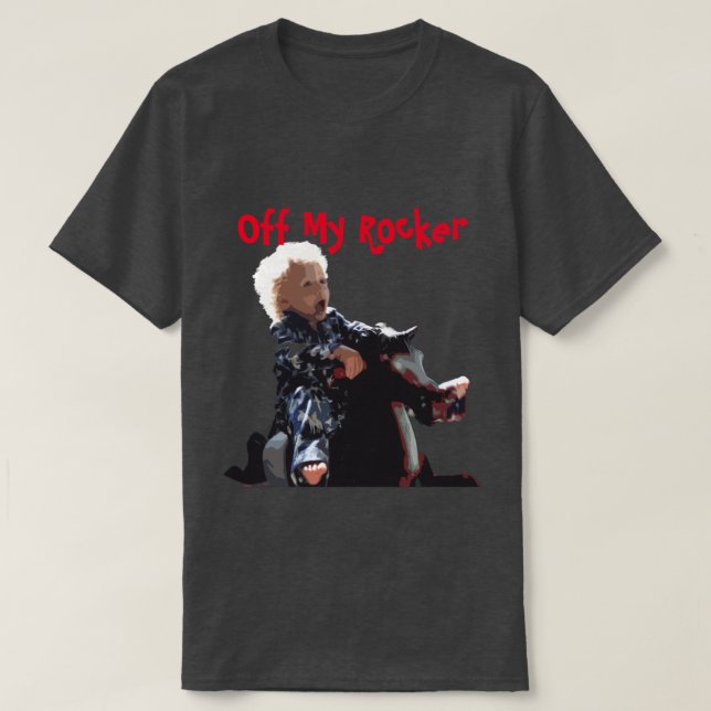 Camiseta Fora de meu balancim (Frente do Design)