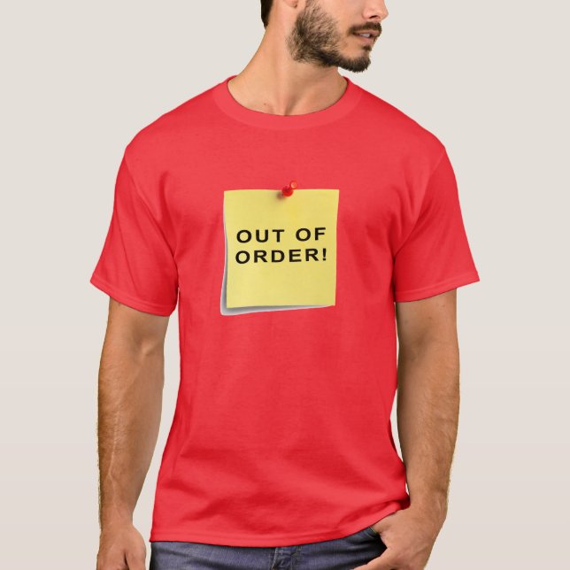 Camiseta Fora De Ordem! (Frente)