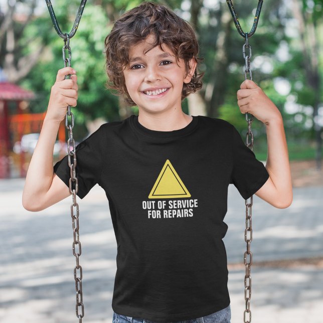 Camiseta Fora de serviço para reparações (Criador carregado)