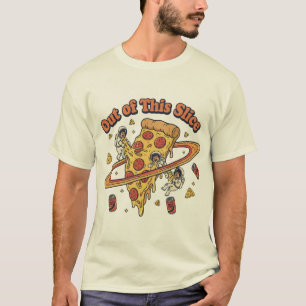 Camiseta Fora desta arte de pizza fatia