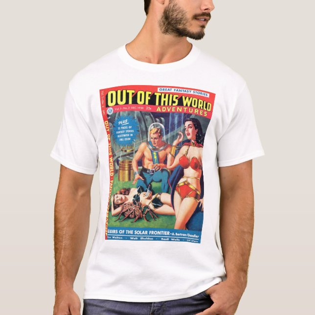 Camiseta Fora deste mundo aventura-se v01 n02 (1950-12.Avon (Frente)