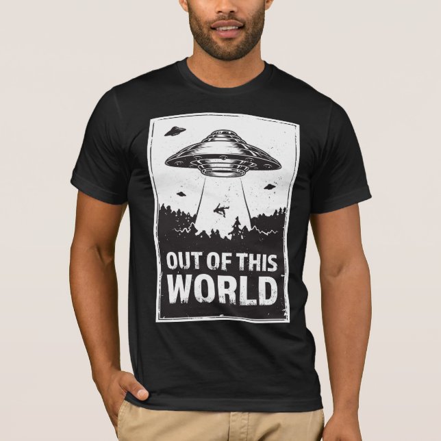 Camiseta FORA DESTE MUNDO Básico Canvas T-S (Frente)