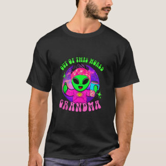 Camiseta Fora deste mundo espaço de alienígena engraçado na