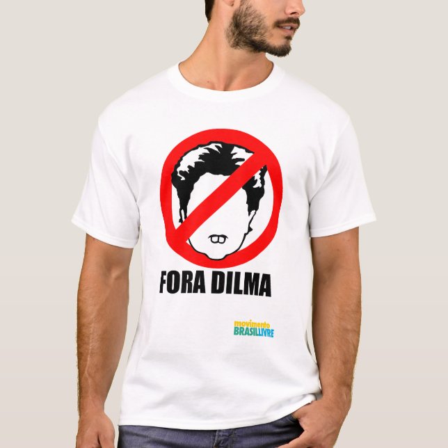 Camiseta Fora Dilma (Frente)