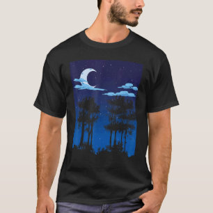 Camiseta Fora do Crescente Floresta da Lua Natu