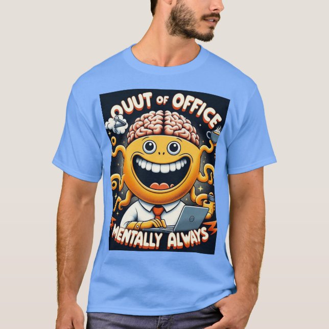 Camiseta Fora do escritório (Frente)