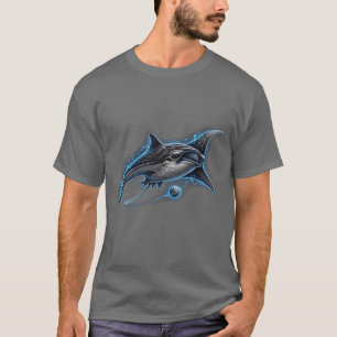 Camiseta FORA DO ESPAÇO Golfinho Cósmico – Galáxia em Movim
