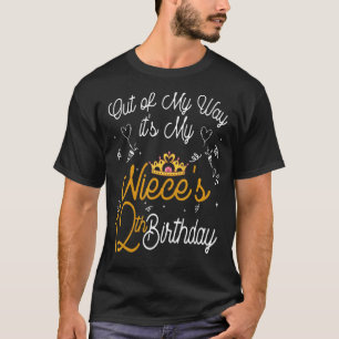 Camiseta Fora do meu caminho É o aniversário 12 da minha so