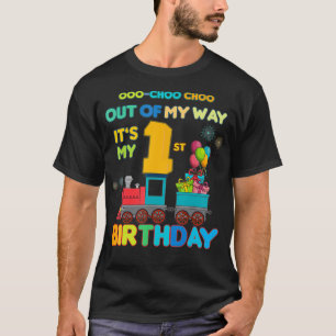 Camiseta Fora do meu caminho, é o meu primeiro aniversario