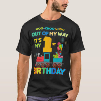 Camiseta Fora do meu caminho, é o meu primeiro aniversario 