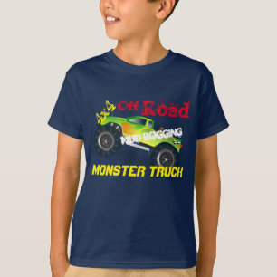 Camiseta Fora do monster truck legal da estrada