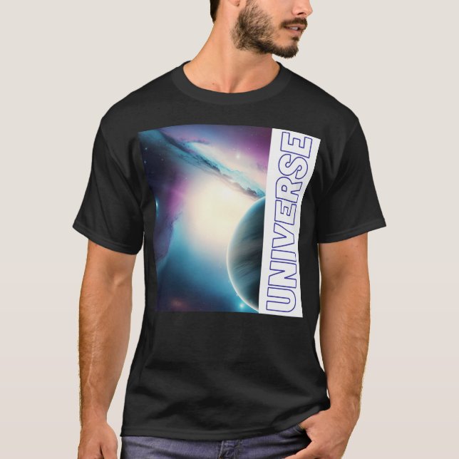Camiseta Fora Do Mundo - Gráficos Universos 16 (Frente)