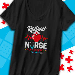 Camiseta Fora dos doentes aposentados, aposentadoria das en