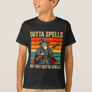 Camiseta Fora Feitiços Mas Não Fora Conchas Mágico Fantasia