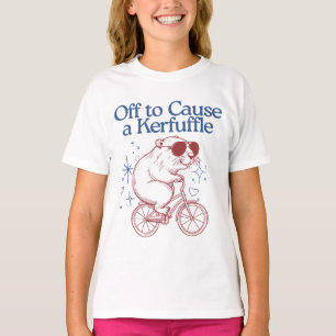 Camiseta Fora para Causa de um Beaver Engraçado Kerfuffle e