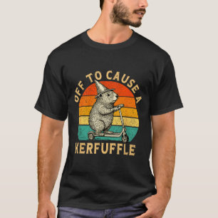 Camiseta Fora Para Causar Uma Confusão Silly Groundhog Scoo