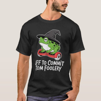 Camiseta Fora para cometer travessuras Sapo Mágico Meme eng
