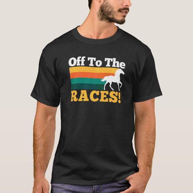 Camiseta Fora Para O Partido Races Kentucky Horse Racing De (Frente)