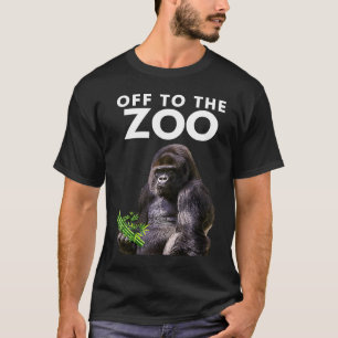 Camiseta Fora Para O Zoológico Animais Selvagens Safari Zoo