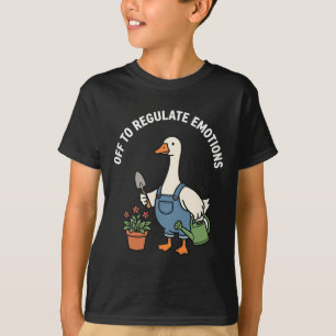 Camiseta Fora Para Regular Emoções Saúde Mental Jardinagem