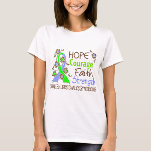 Camiseta Força 3 EDS da fé da coragem da esperança