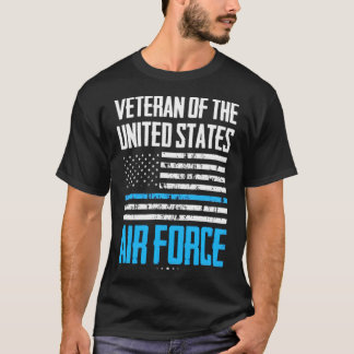 Camiseta Força Aérea Americana Flag Blue marca mustang