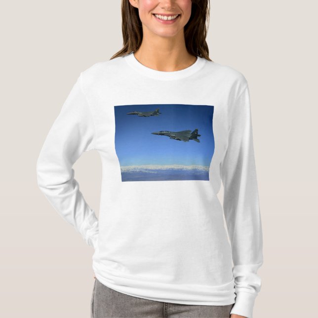 Camiseta Força Aérea dos EUA F-15E - Strike Eagles 2 (Frente)