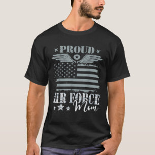 Camiseta Força Aérea dos EUA Mãe Veteranos Militares Dia da