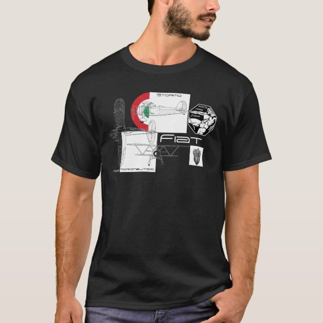 Camiseta Força aérea italiana Mussolini (Frente)