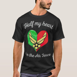 Camiseta Força aérea mamãe pára meu cavalo dizendo amizade